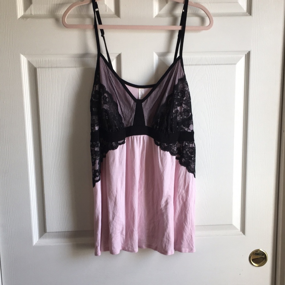 Pink Cacique Nighty Chemise, Jersey